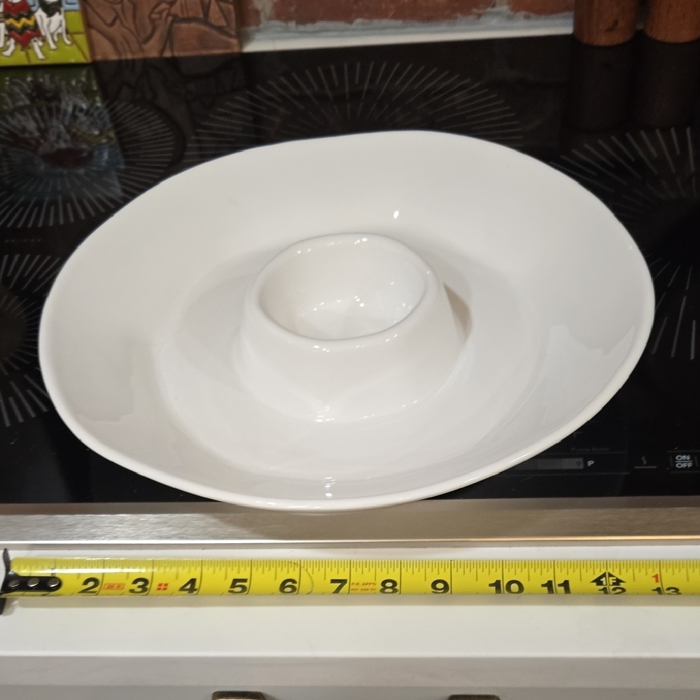 Hotel Collection White Ceramic Serving Dish